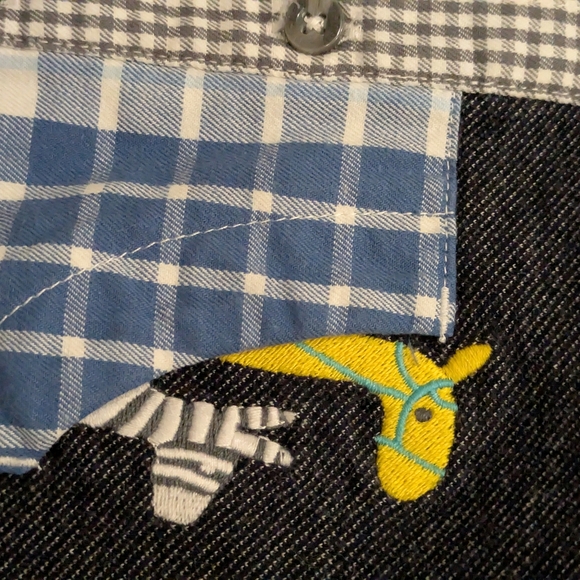 Disney Baby Emroidered Mickey Mouse Romper - Picture 3 of 7